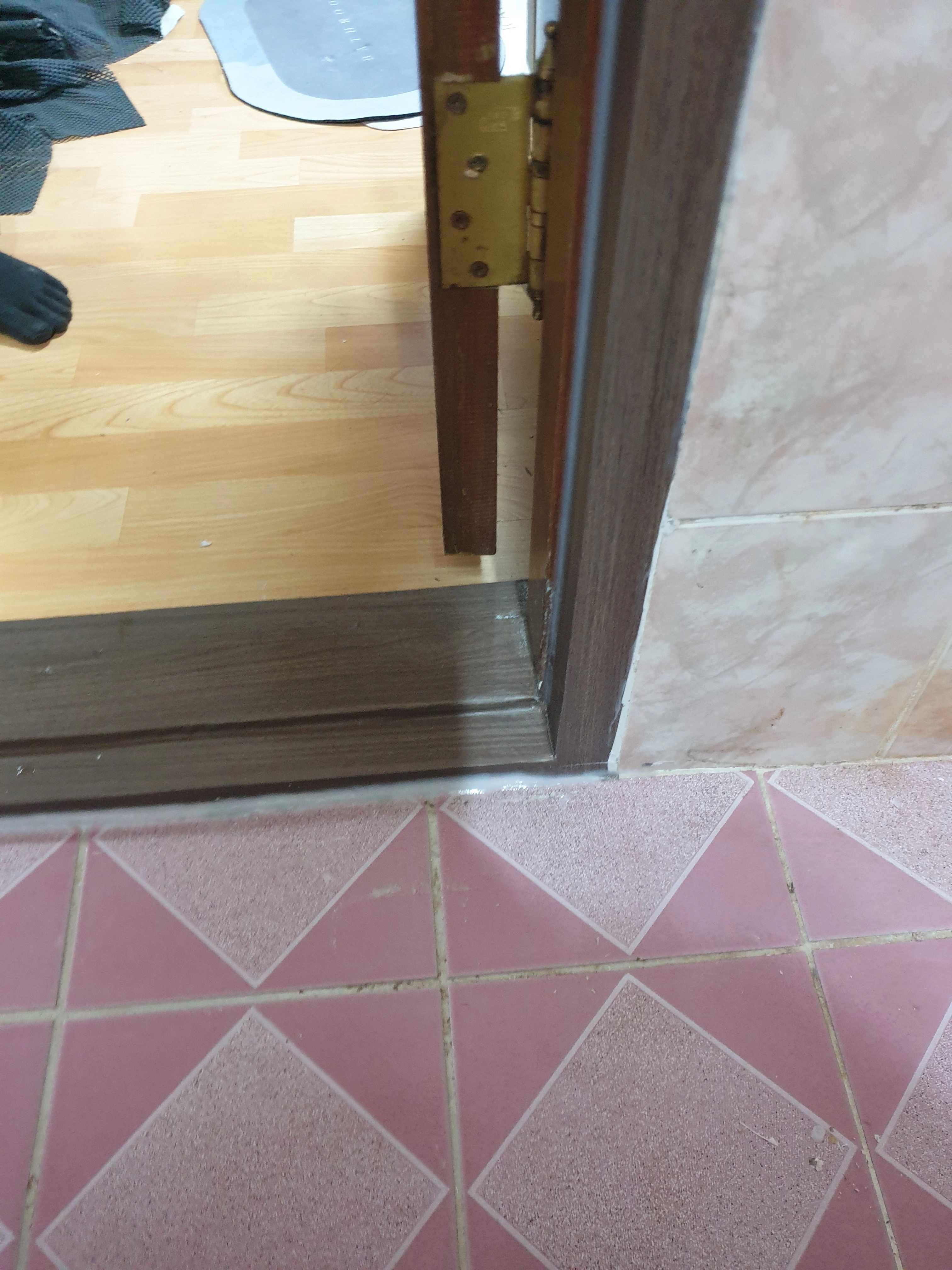 수원 권선 현관 문턱 교체 완료